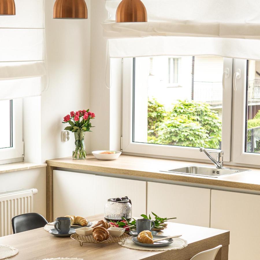 Ferienwohnung Morze Wrzosow Luxflats Jastrzębia Góra Exterior foto