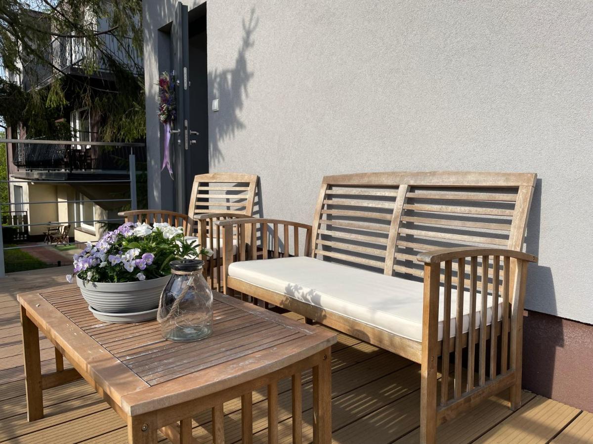 Ferienwohnung Morze Wrzosow Luxflats Jastrzębia Góra Exterior foto