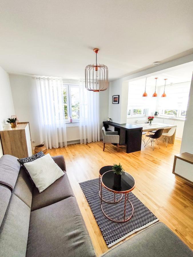 Ferienwohnung Morze Wrzosow Luxflats Jastrzębia Góra Exterior foto